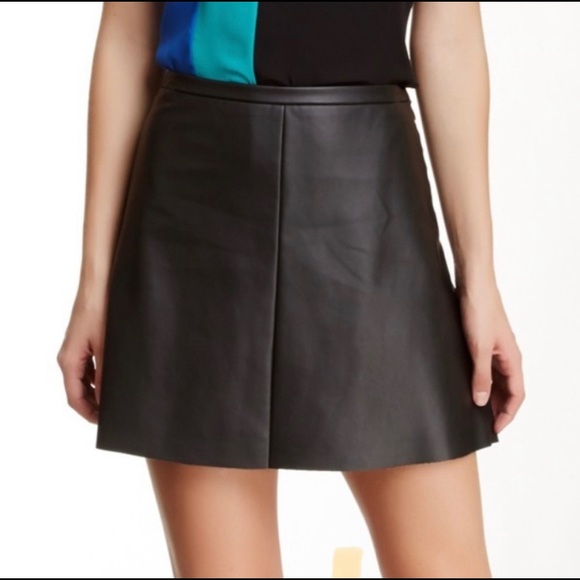 BCBGMaxAzria Dresses & Skirts - BCBGMAXAZRIA vegan leather skirt